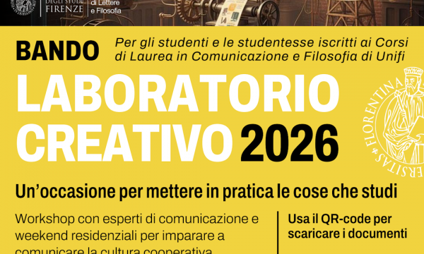 Bando Laboratorio Creativo - COMUNICARE LA CULTURA COOPERATIVA 